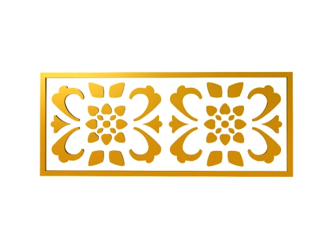 Gold Carving 9 3D Model