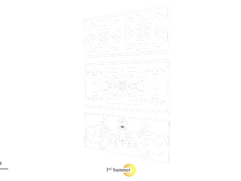 Gold Carving 9 3D Model