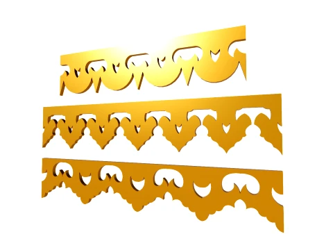Gold Carving 11 3D Model
