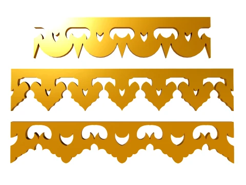 Gold Carving 11 3D Model