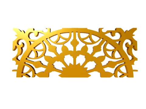 Gold Carving 12 3D Model