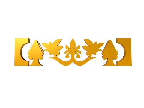 Gold Carving 12 3D Model
