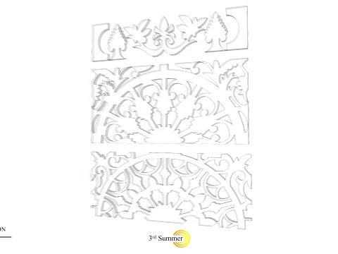 Gold Carving 12 3D Model