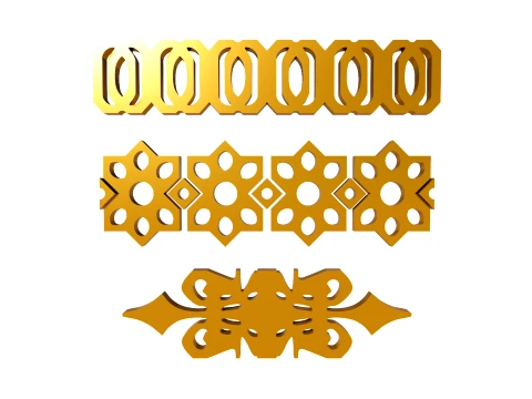Gold Carving 13 3D Model