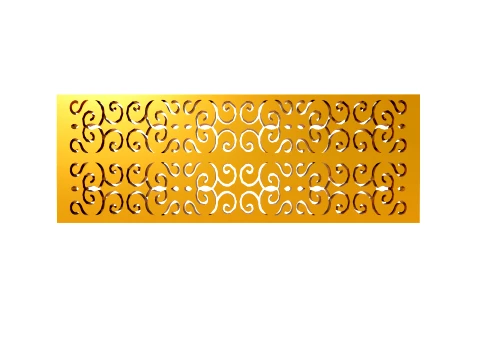 Gold Carving 14 3D Model