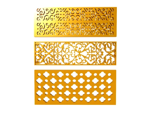 Gold Carving 14 3D Model