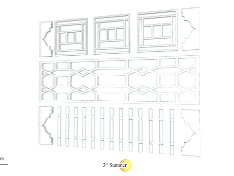 Gold Carving 15 3D Model