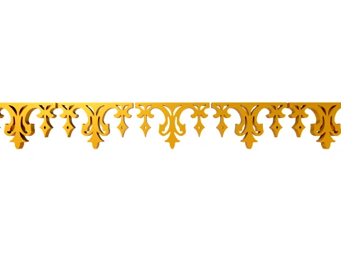 Gold Carving 19 3D Model