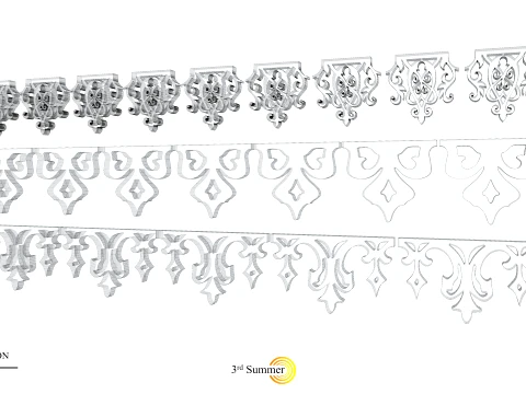 Gold Carving 19 3D Model