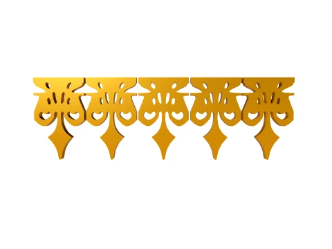 Gold Carving 20 3D Model