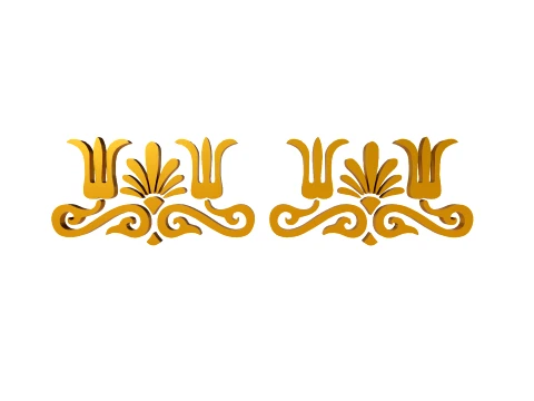 Gold Carving 20 3D Model