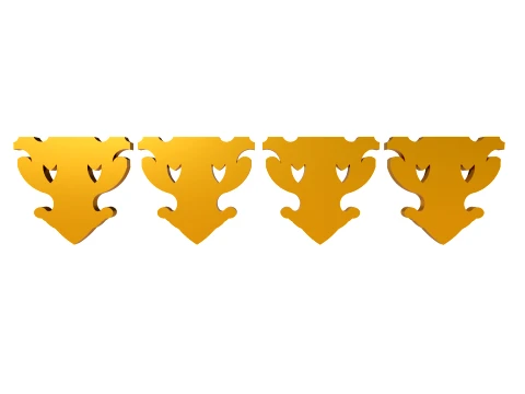 Gold Carving 20 3D Model