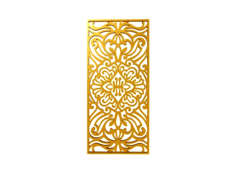 Gold Carving 21 3D Model