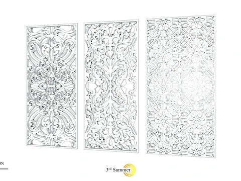Gold Carving 21 3D Model