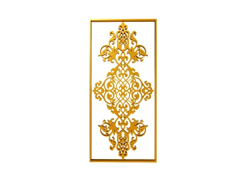 Gold Carving 22 3D Model