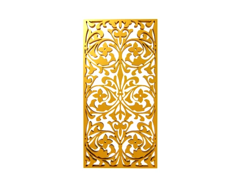 Gold Carving 22 3D Model