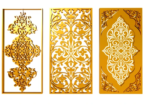 Gold Carving 22 3D Model