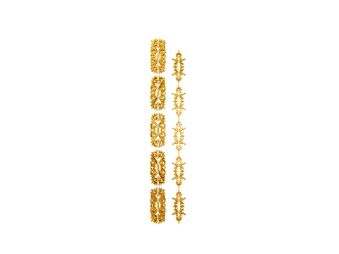 Gold Carving 25 3D Model