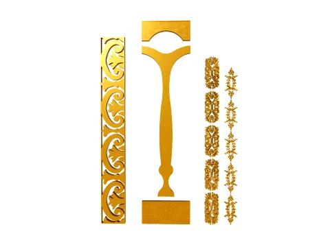 Gold Carving 25 3D Model