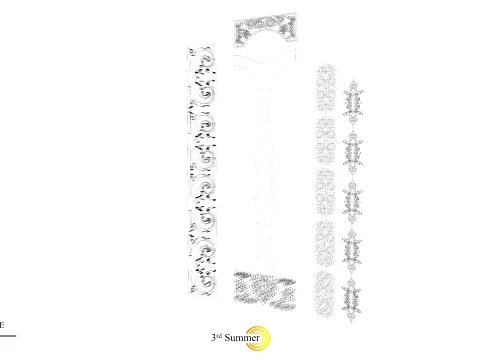 Gold Carving 25 3D Model