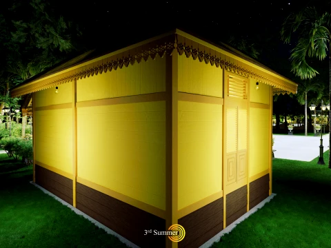 Engine House of the Sambas Sultanate Palace 3D Model