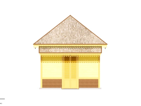 Engine House of the Sambas Sultanate Palace 3D Model