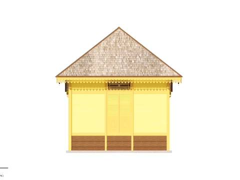 Engine House of the Sambas Sultanate Palace 3D Model