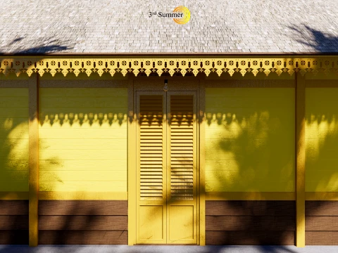 Bath House of the Sambas Sultanate Palace 3D Model