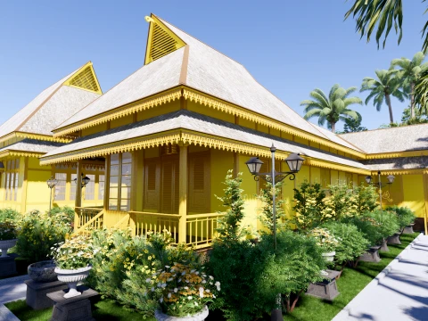 Sambas Sultan Sarayı 3D Model