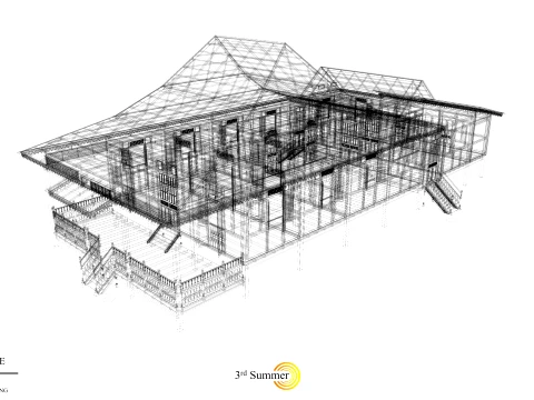 Limas Traditional House of Sambas West Borneo - Type 1 3D Model