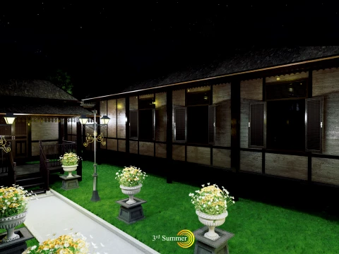Limas Traditional House of Sambas West Borneo - Type 2 3D Model