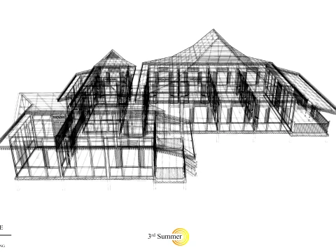 Limas Traditional House of Sambas West Borneo - Type 2 3D Model