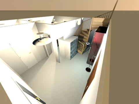 Modern TwoStory House LowPoly 3D Model