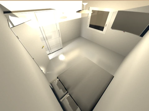 Modern TwoStory House LowPoly 3D Model