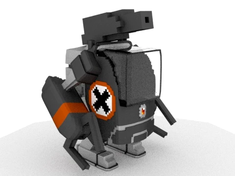 Metal Slug Robot Model 3D Model