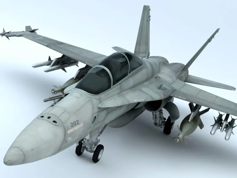 High Poly Hornet 3D Model .c4d .max .obj .3ds .fbx .stl .blend 
