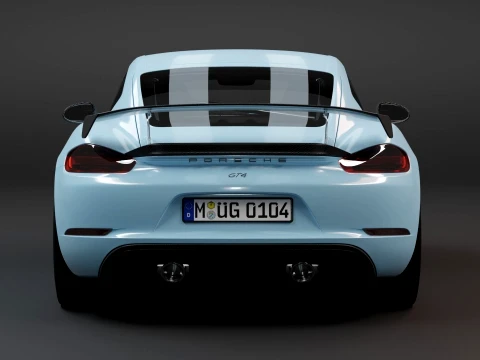 Porsche 718 Cayman GT4 3D Model