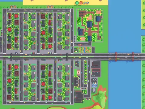 Low Poly City Pack 01 Collection free low-poly 3D Model
