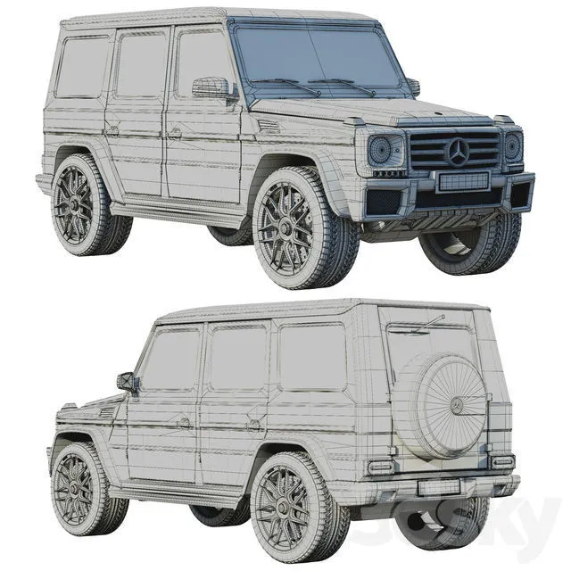 G-63 3D Model .c4d .max .obj .3ds .fbx .stl .blend 