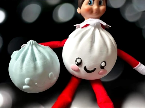 15dolar3D Printed Elf on the Shelf Dumpling Costume 3D Baskı Modeli