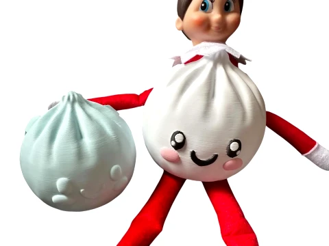 15dolar3D Printed Elf on the Shelf Dumpling Costume 3D Print Model
