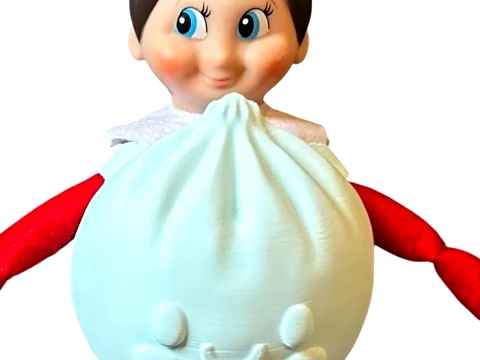 15dolar3D Printed Elf on the Shelf Dumpling Costume 3D Print Model
