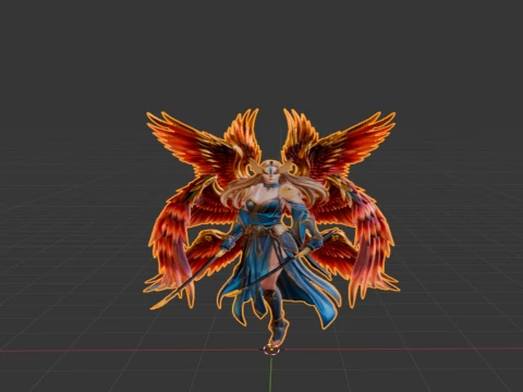 OORLOG ENGEL 3D Model