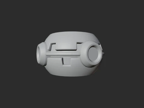 Low Poly Proximity Mine 3D Model