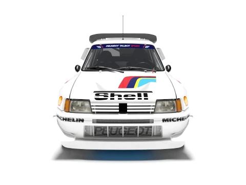 Peugeot 205 Turbo 16 Evolution 2 1986 3D Model