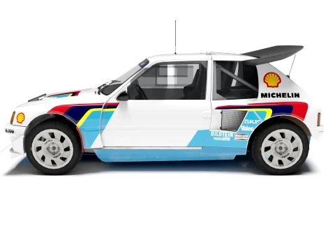 Peugeot 205 Turbo 16 Evolution 2 1986 3D Model