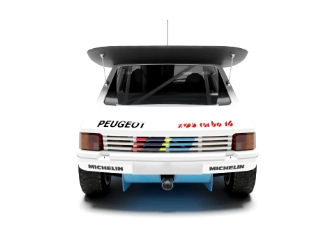 Peugeot 205 Turbo 16 Evolution 2 1986 3D Model