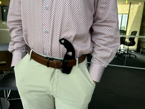 Real World Use Utility Fully Printed Holstered-Clip Knife 3D Model