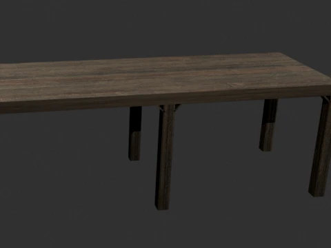 Workbench Table 3D Model