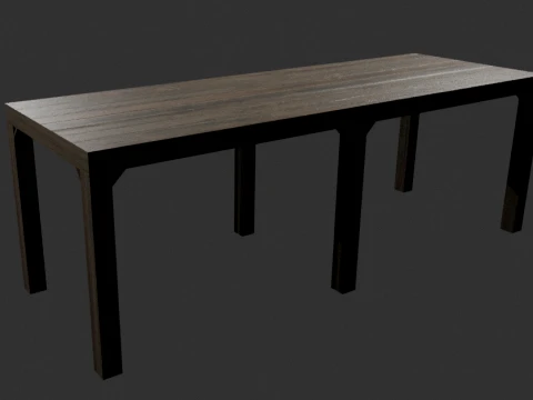 Workbench Table 3D Model